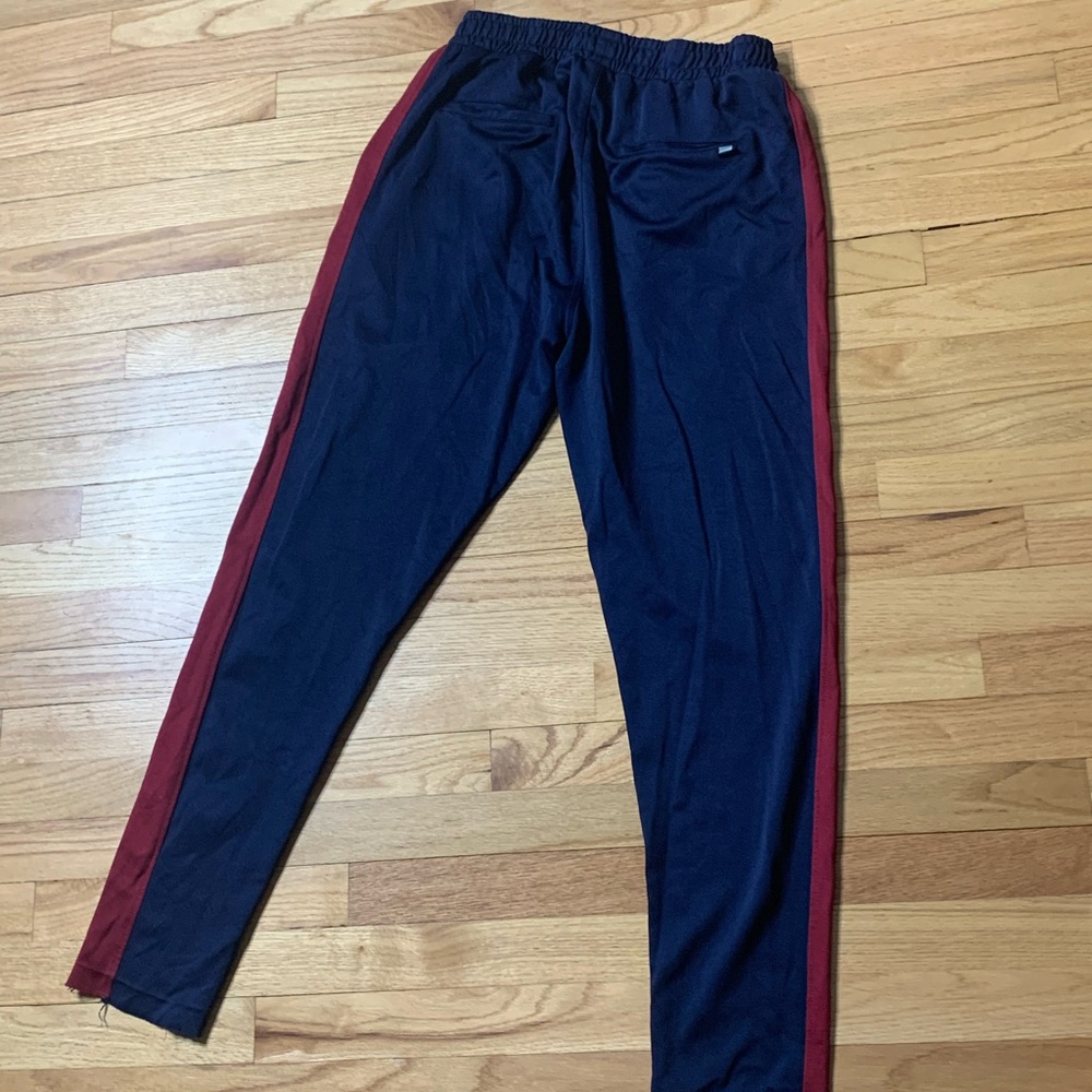 Beautiful Brand Navy Blue Striped Joggers